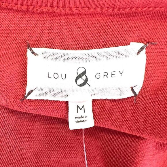 LOU & GREY Summer Shift Dress Spaghetti Strap Size Medium - Picture 5 of 8